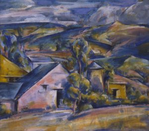 The Hills by Preston Dickinson Oil Painting