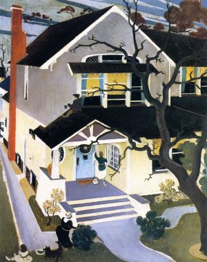 The World I Live In by Preston Dickinson Oil Painting