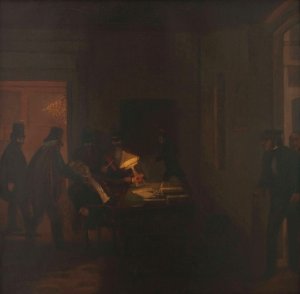 Asesinato de Maza by Prilidiano Pueyrredon Oil Painting