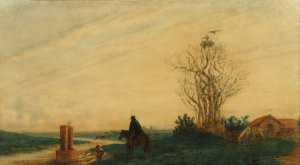 La lavandera by Prilidiano Pueyrredon Oil Painting