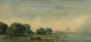 Paisaje de la costa by Prilidiano Pueyrredon Oil Painting