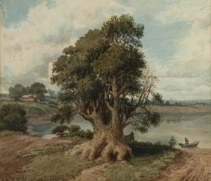 Paisaje de la costa by Prilidiano Pueyrredon Oil Painting