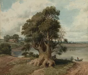 Paisaje de la costa by Prilidiano Pueyrredon Oil Painting