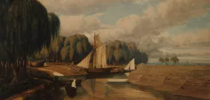 Paisaje by Prilidiano Pueyrredon Oil Painting