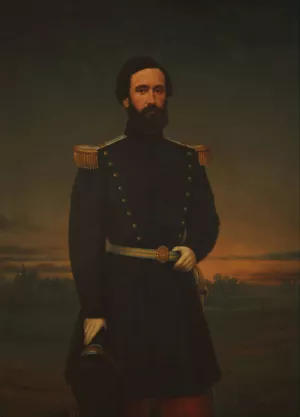Retrato de Don Alejandro Diaz by Prilidiano Pueyrredon Oil Painting