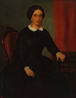 Trinidad Saravia de Huergo by Prilidiano Pueyrredon Oil Painting
