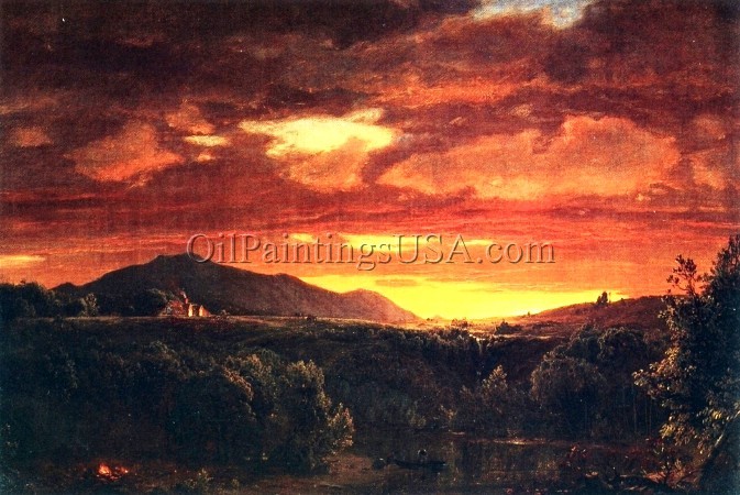 frederic edwin church twilight frederic edwin church twilight