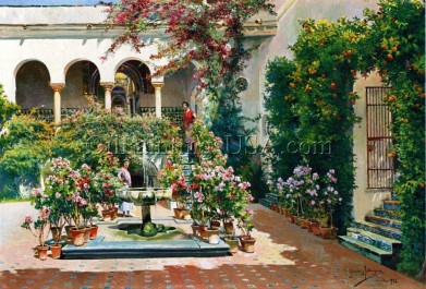 A Courtyard in Seville