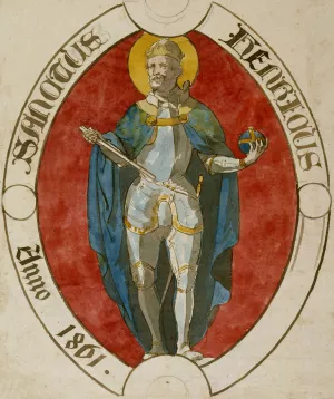 Saint Henri by Prosper Lafaye Oil Painting