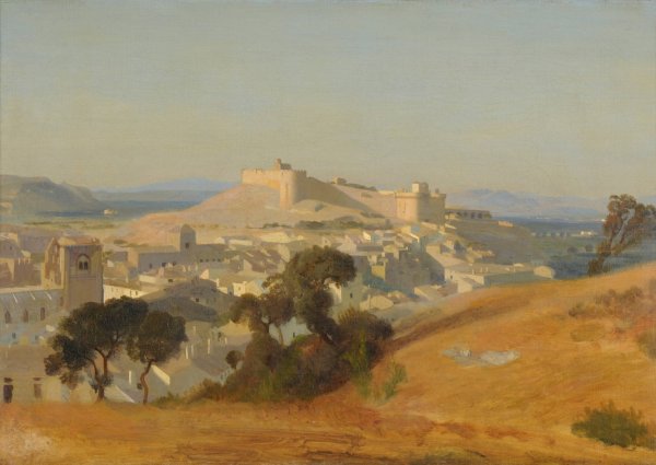 Main Product Photo of Villeneuve-les-Avignon  Painting by Prosper Marilhat