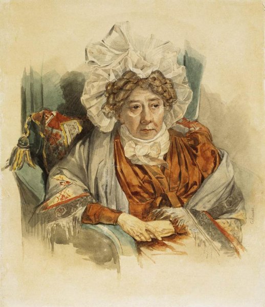 Portrait of Natalia Zagriazhskaya