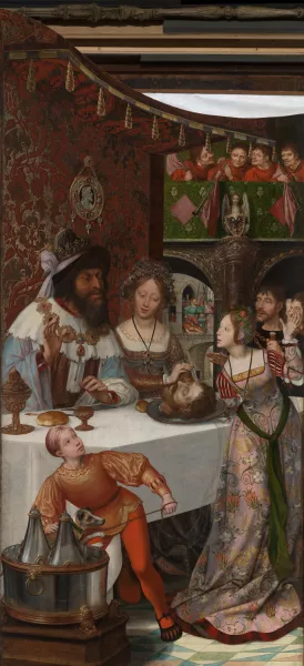 Beheading of John the Baptist by Quentin Massys Oil Painting
