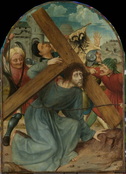 Main Product Photo of Christ Carrying the Cross  Painting by Quentin Massys