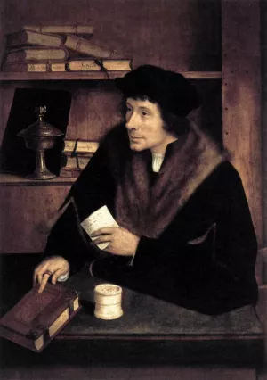 Peter Gillis Oil painting by Quentin Massys