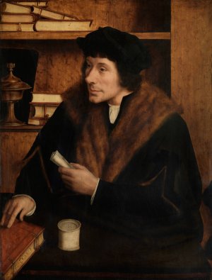 Pieter Gillis by Quentin Massys Oil Painting