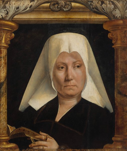Main Product Photo of Portrait of a Woman  Painting by Quentin Massys