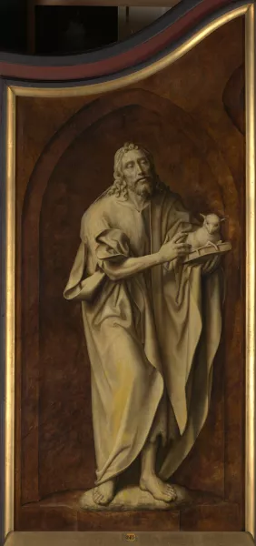 Saint John the Baptist by Quentin Massys Oil Painting