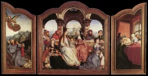 St Anne Altarpiece by Quentin Massys - Oil Painting Reproduction