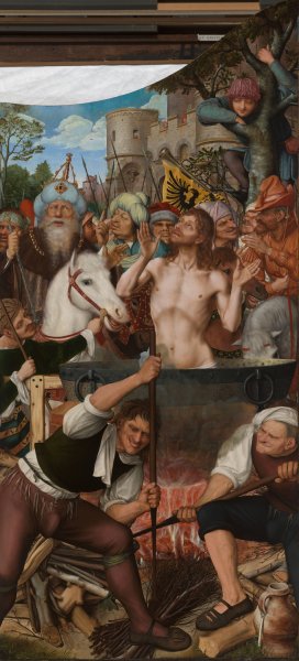 The Martyrdom of Saint John by Quentin Massys Oil Painting