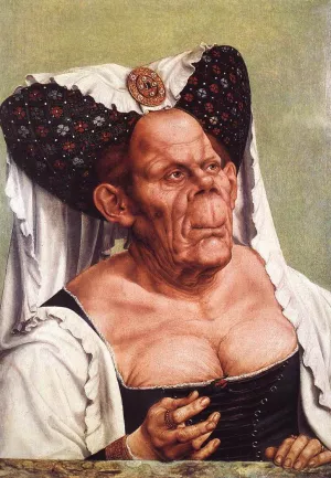 The Ugly Duchess painting by Quentin Massys