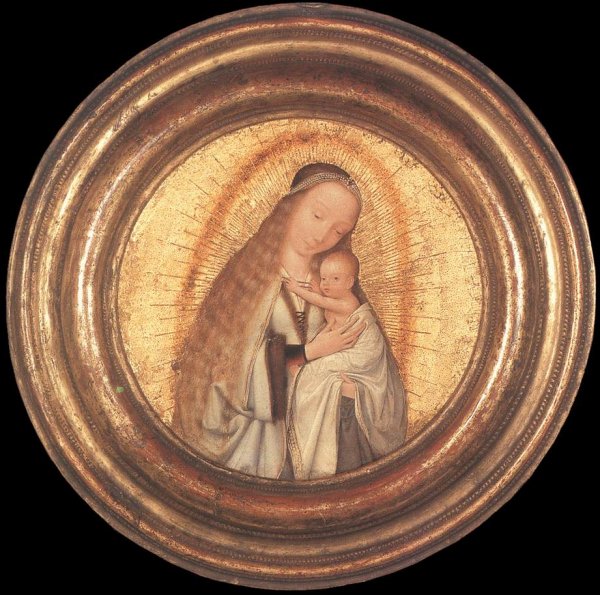 Main Product Photo of Virgin with the Child Painting by Quentin Massys