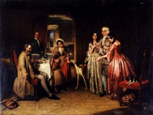 The Adoption by R. Sa. Smart Oil Painting