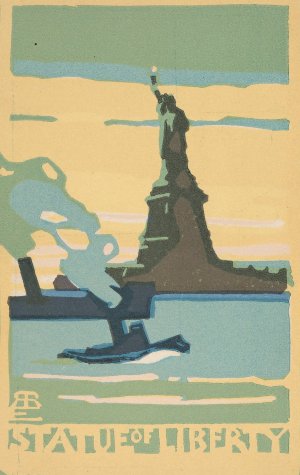 Statue of Liberty by Rachael Robinson Elmer Oil Painting