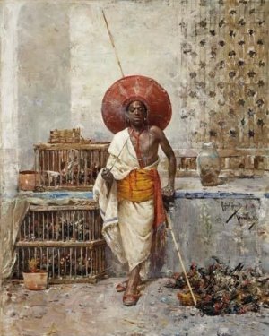 Estudio de Hombre by Rafael Senet Oil Painting