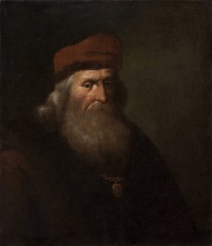 Portrait of Mr. Swidzinski by Rafal Hadziewicz Oil Painting