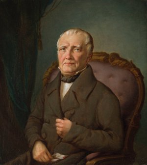 Portrait of Stanislaw Kurpiewski by Rafal Hadziewicz Oil Painting