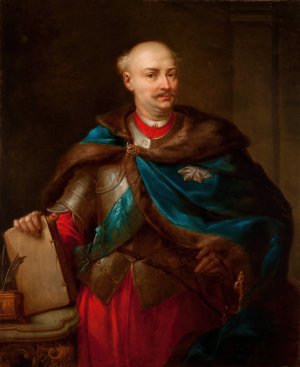 Portrait of Swidzinski by Rafal Hadziewicz Oil Painting