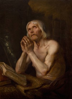 Saint Andrzej Zurawek by Rafal Hadziewicz Oil Painting