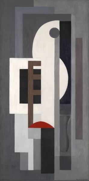 Composition I by Ragnhild Keyser Oil Painting