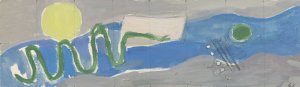Komposisjon by Ragnhild Keyser Oil Painting