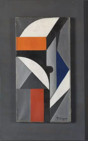 The Bridge and the Clock by Ragnhild Keyser Oil Painting