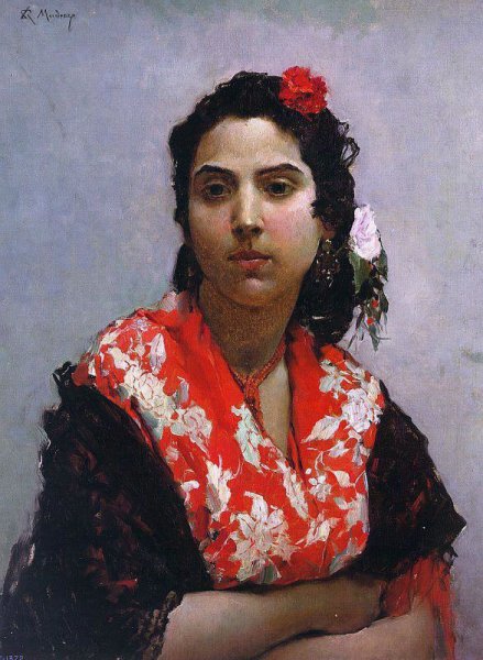 Main Product Photo of A Gypsy Painting by Raimundo De Madrazo y Garreta