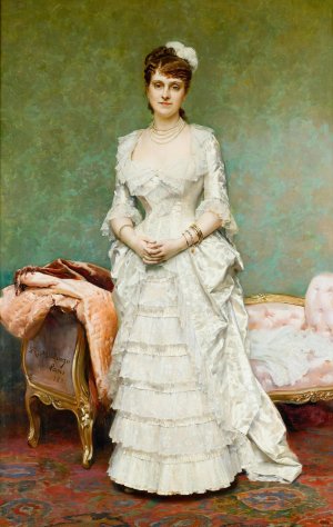 Before the ball by Raimundo De Madrazo y Garreta Oil Painting