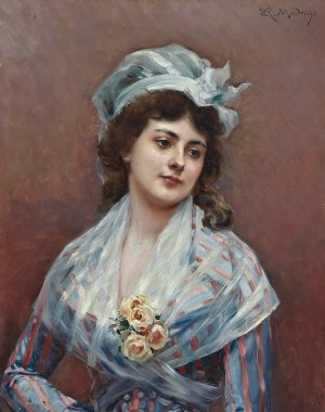 Contemplation by Raimundo De Madrazo y Garreta Oil Painting