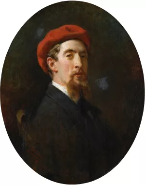 Eduardo De Zamacois by Raimundo De Madrazo y Garreta Oil Painting