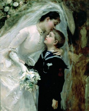 La Boda by Raimundo De Madrazo y Garreta Oil Painting