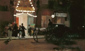 Leaving the Masked Ball by Raimundo De Madrazo y Garreta Oil Painting