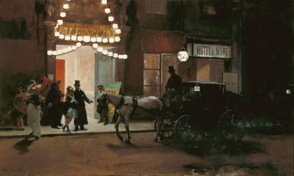 Main Product Photo of Leaving the Masked Ball  Painting by Raimundo De Madrazo y Garreta