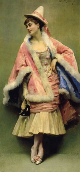 Pierette by Raimundo De Madrazo y Garreta Oil Painting