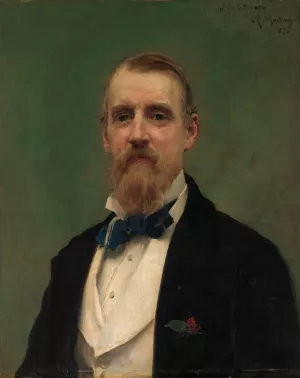 Samuel P. Avery Oil painting by Raimundo De Madrazo y Garreta