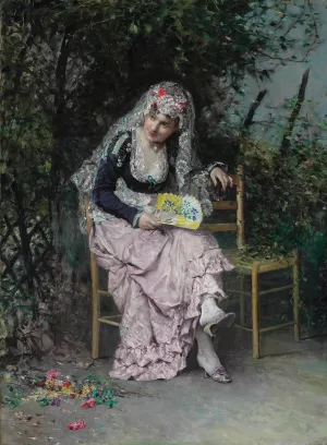The Rendezvous Oil painting by Raimundo De Madrazo y Garreta