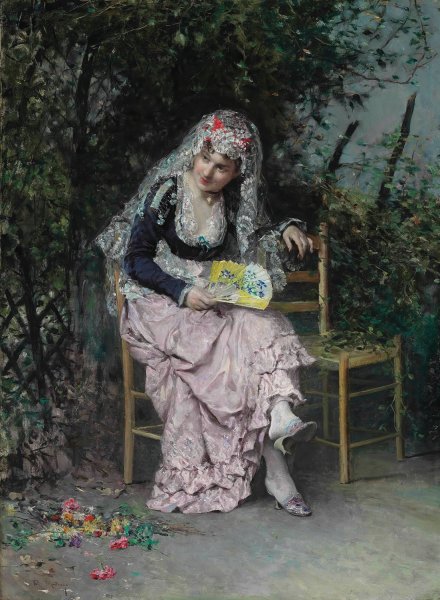 Main Product Photo of The Rendezvous Painting by Raimundo De Madrazo y Garreta