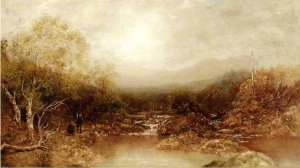 Autumn in the Adirondacks Oil painting by Ralph Albert Blakelock