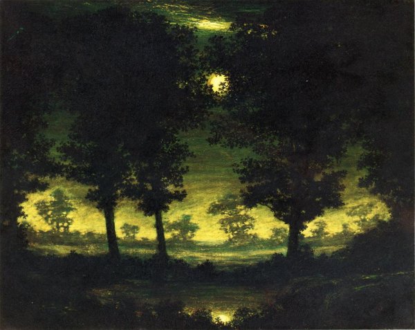 Main Product Photo of Enchanted Pool Painting by Ralph Albert Blakelock