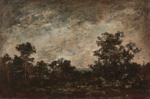 Indian Camp by Ralph Albert Blakelock Oil Painting