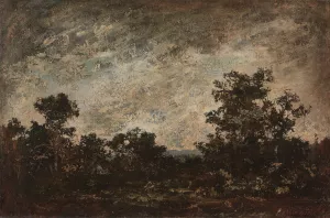 Indian Camp by Ralph Albert Blakelock Oil Painting